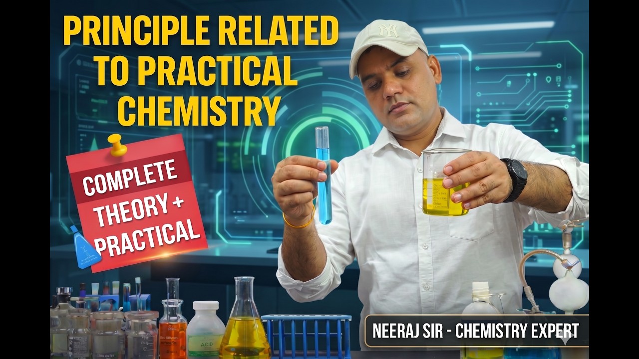 Principle related to practical chemistry by Neeraj Sir |  Practical Theory JEE/NEET 2026