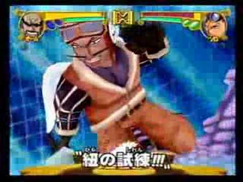 www.xkstation.com A collection of the super moves from One Piece Grand Battle 3 for the Playstation 2. This video includes: - Ace - Smoker - Crocodile - Enel - Om - Wiper - Bon Kure - Hina - Shanks Hina's secret attack is the best attack ever. Period.