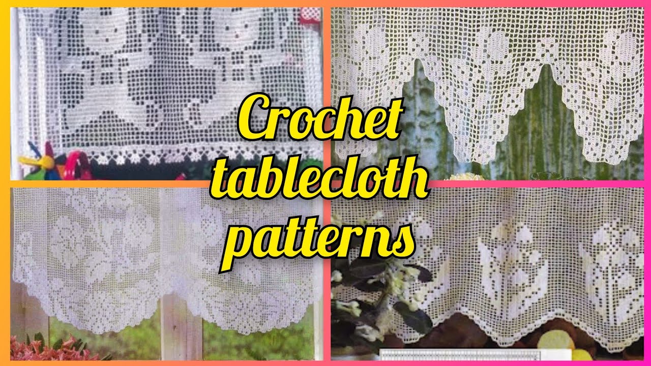 Elegant Crochet Table Runner That Instantly Elevates Your Dining Table/crochet tablecloth pattern 