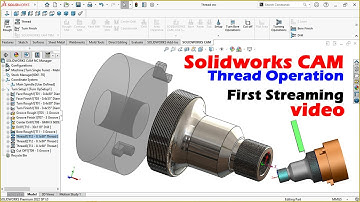CNC-draadbewerking #02 in Solidworks CAM | Mijn eerste streaming-tutorial | Solidworks CAM-tutorial