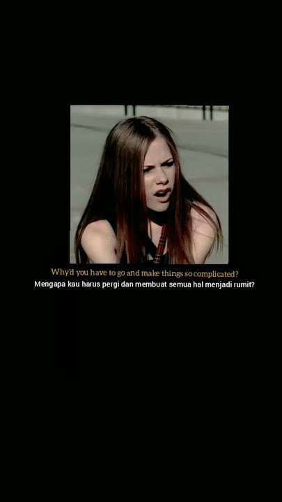 Avril Lavigne - complicate story wa