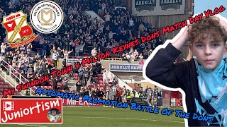 Automatic Promotion Battle Of The Dons - My Swindon Town v Milton Keynes Dons Match Day Vlog
