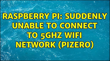 Raspberry Pi: Suddenly unable to connect to 5GHz wifi network (PiZero) (3 Solutions!!)