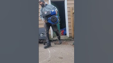 The chain stayed on, but the chain is still eating the tensioner. #gokart #gokarts #build #project