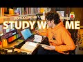 Study with me live pomodoro  11 hours study challenge  harvard student relaxing rain sounds