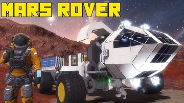 Space Engineers: Mars Rover!!! "The Martian" Movie, the Red Planet, Matt Damon
