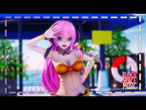 [MMD / Block Space Music] ルカルカ★ナイトフィーバー(루카루카★나이트 피버), 메구리네 루카(巡音ルカ)