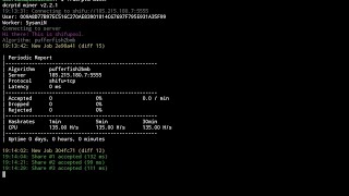 How to mine Pandanite (PDN) on any Android device with UserLand: screenshot 5