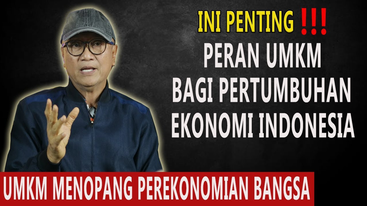 PERAN UMKM DALAM PERTUMBUHAN EKONOMI INDONESIA