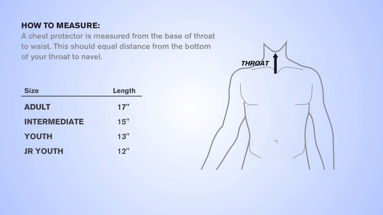 Easton Chest Protector Sizing YouTube