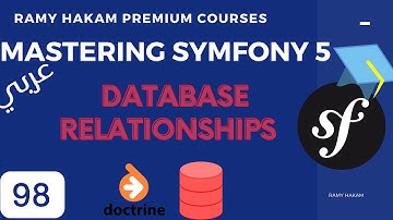 #098 Mastering Symfony 5 Course Arabic | Database Relationships  Types - بالعربي Symfony شرح