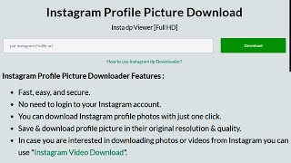 How To Download Profile Picture From Instagram { Public Or Private Account Both } 2020 screenshot 5