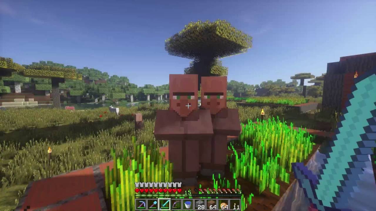Minecraft Shader Survival Ep. 18 - The Villager breeder 