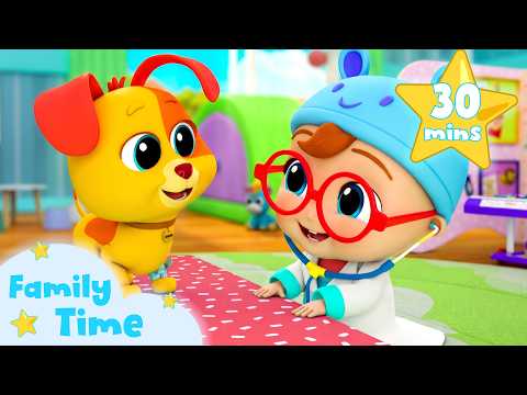 Doctor Baby John Will See You Now! 🧑‍⚕️ Little Angel Kids Cartoons | Family Time! 👨‍👩‍👦
