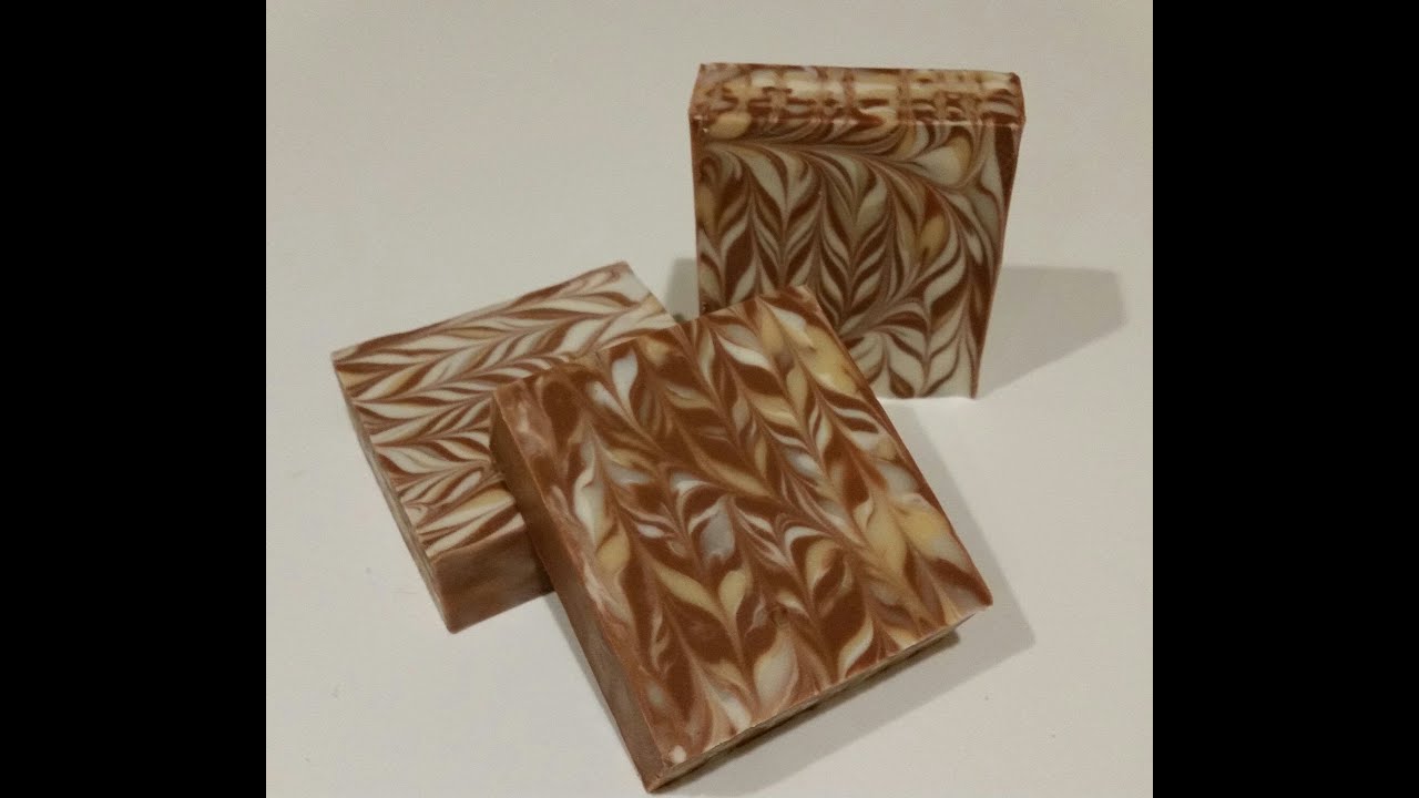 Making and Cutting Chevron Swirl scented with Oatmeal Milk & Honey