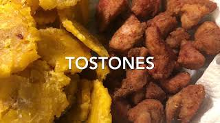 How to make Tostones #friedtostones #crispytostones