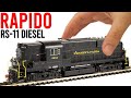 The gold standard in model trains  rapido rs11  unboxing  review