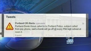 Bomb threat tweet cause PPS panic