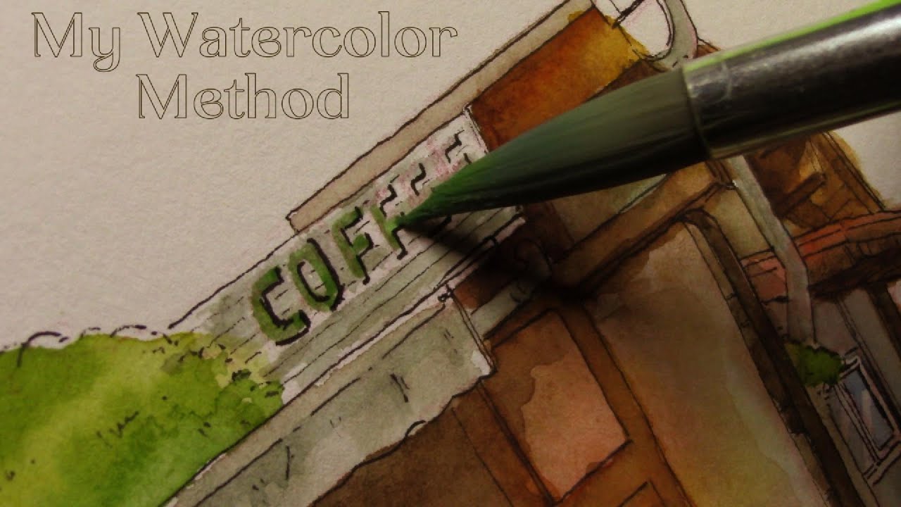 Watercolor Painting doesn't have to be serious - YouTube