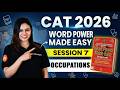 CAT Vocabulary Builder | Word Power Made Easy | Occupations | CAT 2026