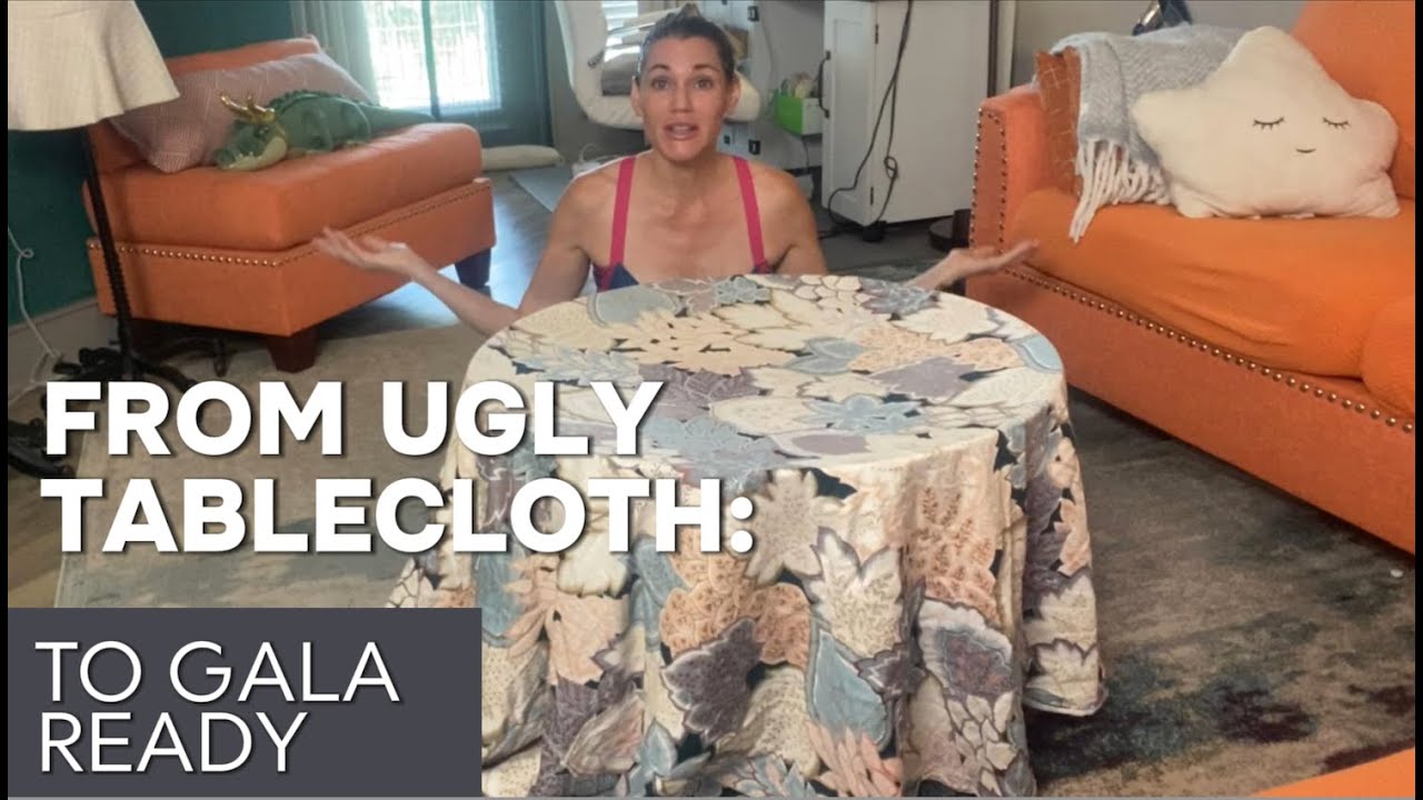 Goodwill TABLECLOTH // Sewing Challenge // GALA CHIC