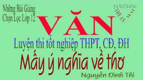 Những Bài Giảng Văn Chọn Lọc Lớp 12, Mấy ý nghĩa về thơ, Nguyễn Đình Thi