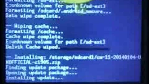 How to install Kitkat4.4.2 (Cyanogen mod 11) on Sony Xperia M