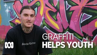 At age 13 graffiti was Byron's support, now at 21 he's using it to help kids in need | ABC Australia