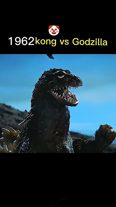 1962 kong VS Godzilla🤡🤣#short#gidzilla