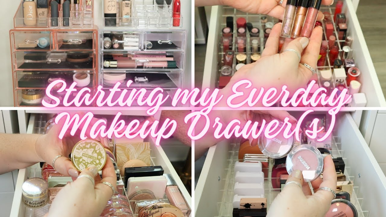 Starting my VERY FIRST EVERYDAY MAKEUP DRAWER(S) – Let’s pick some items together!