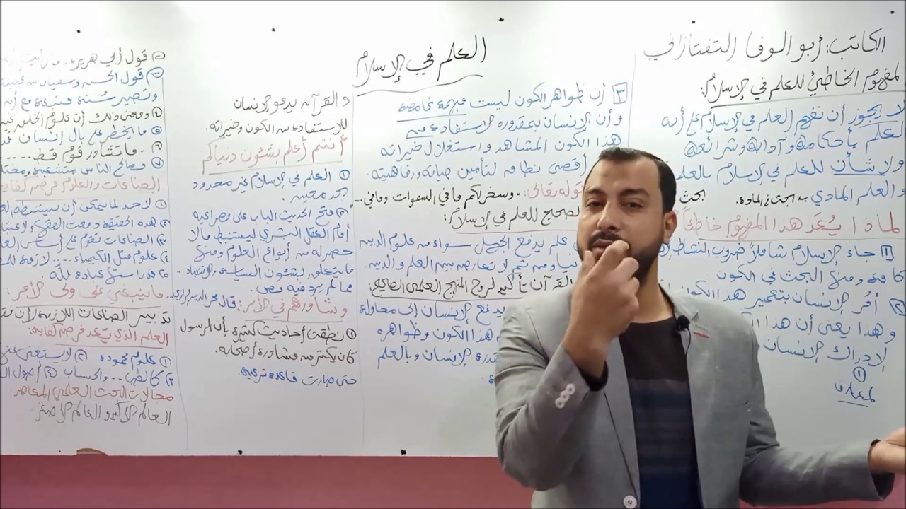 العلم في الإسلام - الأستاذ وليد محسن