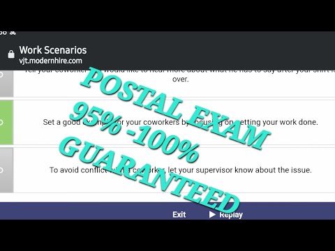 Post Office Entry Exam (Visual No Audio) Vea 474, Vea 475, Vea 476, Vea 477