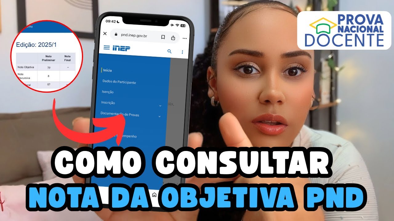 COMO VER A NOTA DA OBJETIVA DA PND - YouTube
