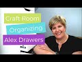 Clean with Me | Alex Drawer Organization | Craft Room Organizing Tips