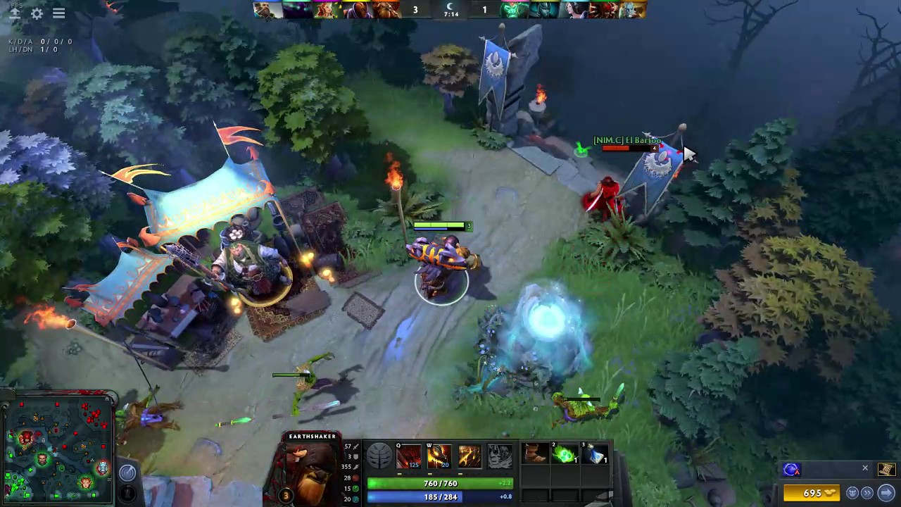 Dota 2 Quest to 7k Part 353 (Earthshaker Roaming) Bitter Tides Through Fissures