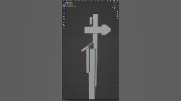 [Sign Post] Blender Low Poly Modeling Day 16/365
