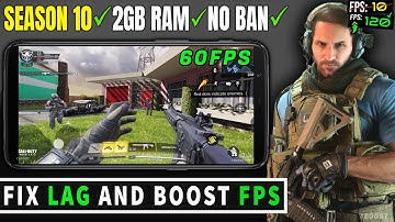 COD Mobile  Season 10 Lag Fix & FPS BOOST  - GFX Tool & Config File for Any Device No FPS Drops