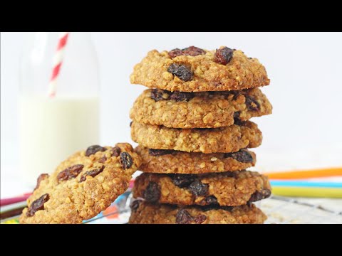 Healthier Oat & Raisin Cookies | Snacks for Kids