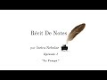 Rcit de notes  episode 1  le temps