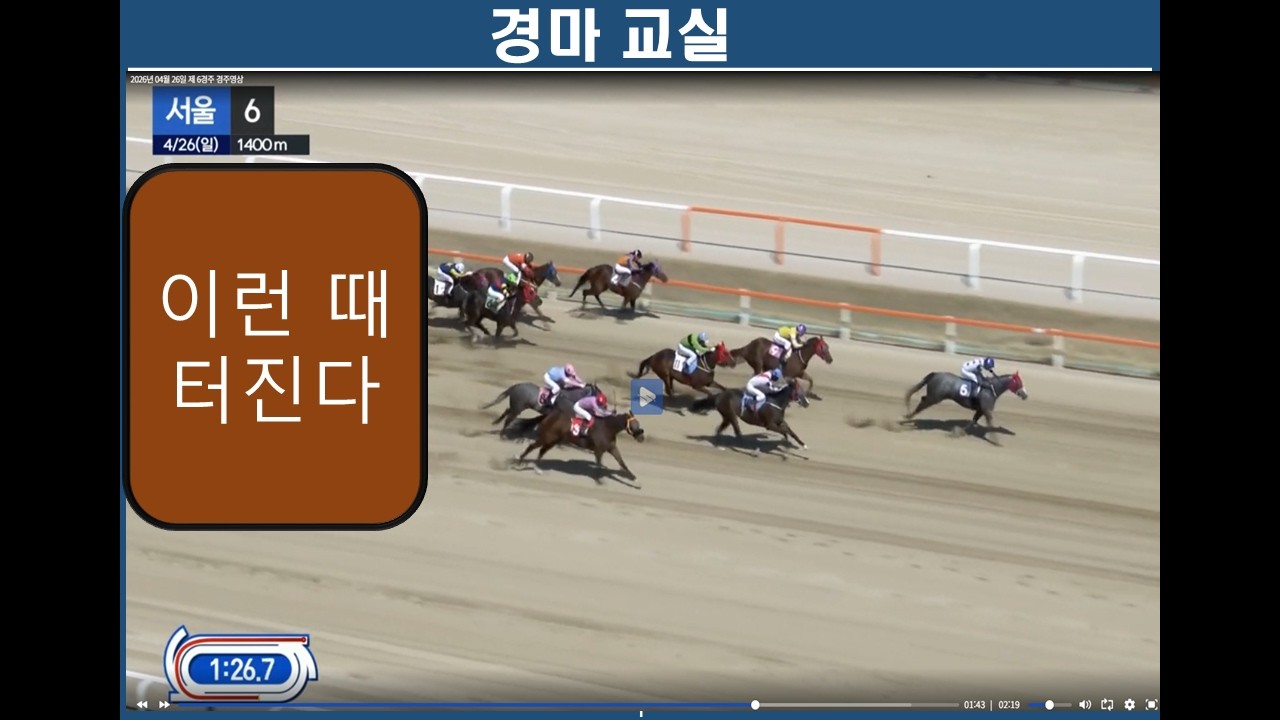 복병/ 경마교실/  경마분석/ 경마공부/ 경마예상