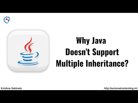 Vídeo: O Java oferece suporte a herança múltipla Por que ou por que não?