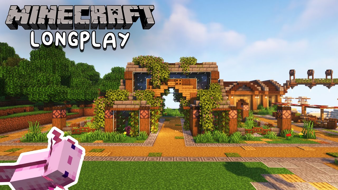 Minecraft Survival [1.20]: Relaxing Longplay #43 - Axolotl Enclosure (No Commentary)