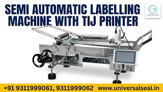 1 Machine, 2 Kaam! ⚡ Smart Semi-Automatic Labelling + TIJ Batch Coding Printer Setup
