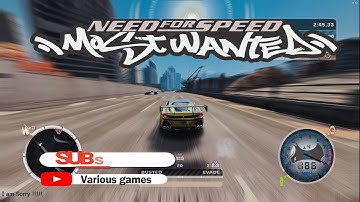 Need For Speed MOST WANTED 2024 REMASTER GAMEPLAY