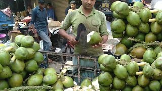 very amazing coconut cutting skill | selling coconut | indian street food | indian food life