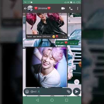 Bentuk Cinta - Jimin BTS version (Fake chat)