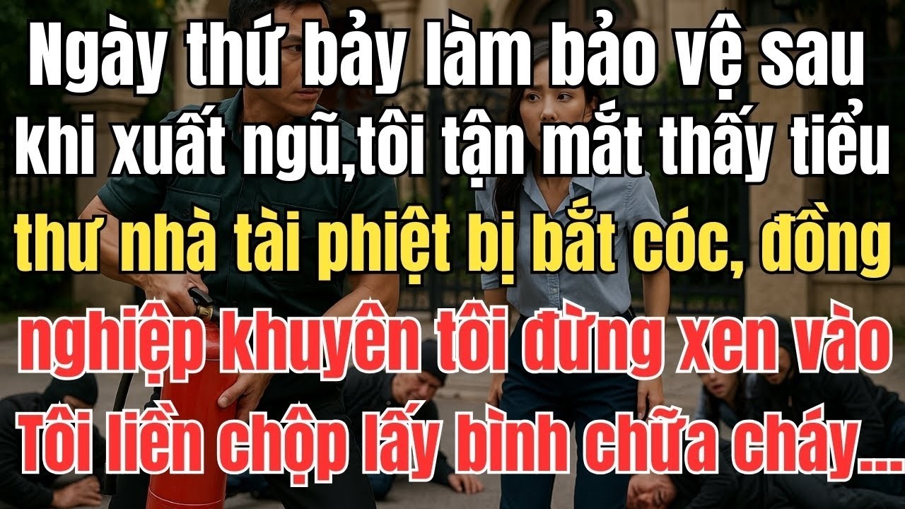 Ngày thứ bảy làm bảo vệ sau khi xuất ngũ, tôi tận mắt thấy tiểu thư nhà tài phiệt bị bắt cóc