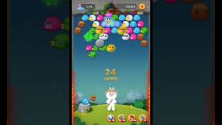 line bubble 2 卡片 15 怪獸