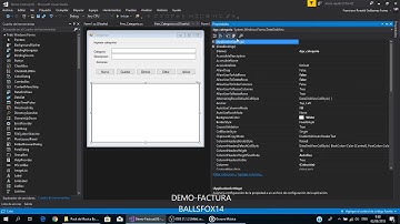 Parte#5 Demo Factura C# Programando Formularios