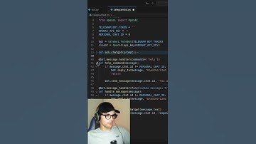 Check out the new video on How to Create Your First Telegram Bot #tutorial